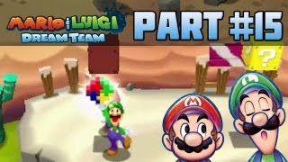 Mario and Luigi Dream Team  Part 15 Dozing Sands Train Puzzles and Attack Pieces [upl. by Acinomahs]