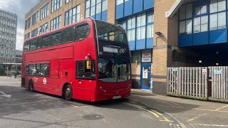 London Bus Route 298 Potter Bar Ststion to Arnos Grove [upl. by Brahear]