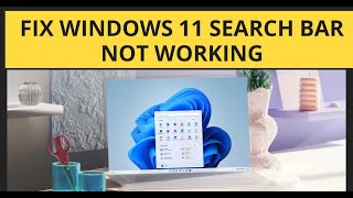 How to Fix Windows 11 Start Menu Search Not Working [upl. by Aikyt]