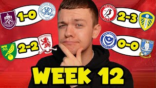 My Championship Week 12 Score Predictions [upl. by Cima]