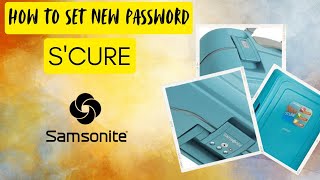 How do I change the Samsonite lock code How to Set Lock Code on Samsonite Scure Suitcase [upl. by Maker731]