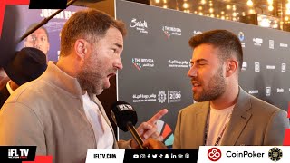 ARE YOU TAKING THE F P  EDDIE HEARN amp BEN SHALOM HEATED INTERVIEW FEAT DEREK CHISORA [upl. by Kavanaugh825]