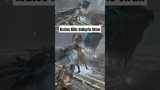 Kratos VS Valkyrie Olrun  GOD OF WAR shorts godofwar kratos gaming [upl. by Codee]