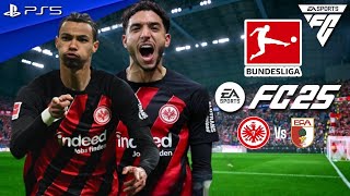 FC 25  Eintracht Frankfurt Vs FC Augsburg  Bundesliga 2024 Full Match ft Marmoush  PS5™ 4K60 [upl. by Stefania291]