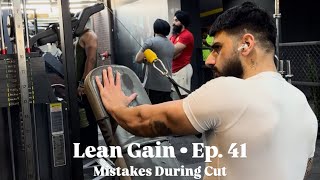 Lean Gain Ep 41 • Mistakes During Cut exercise fatloss tonedlook [upl. by Eduino]