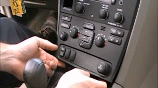 Remove  Replace Volvo V70 S60 S80 Heater AC Control  DISCONNECT BATTERY FIRST [upl. by Bron]