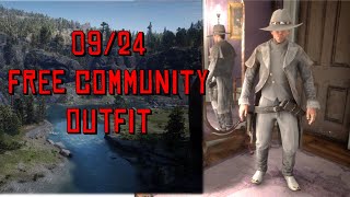 SEPTEMBER 2024 FREE COMMUNITY OUTFIT IN RED DEAD ONLINE [upl. by Cawley]