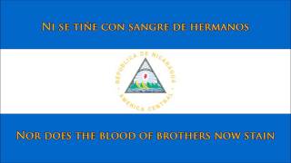 National anthem of Nicaragua ESEN lyrics  Himno nacional de Nicaragua [upl. by Clim]