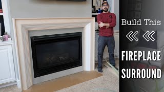 How to Make a Fireplace Surround [upl. by Niawd]