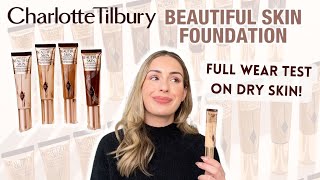 CHARLOTTE TILBURY Beautiful Skin Foundation  DRY SKIN  Full Multiday Review amp Wear Test [upl. by Josselyn279]