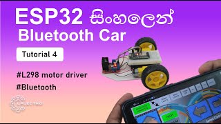 Arduino ESP32 Bluetooth Car  L298 Motor driver  H bridge [upl. by Danna]