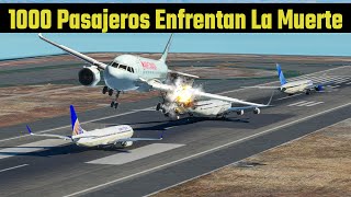 Colisión de 5 aviones en la pista de aterrizaje  La peor pesadilla [upl. by Ortrud619]