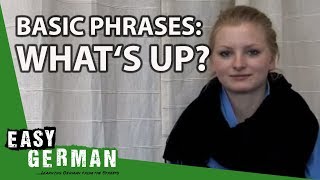 Easy German  Basic Phrases Was geht ab [upl. by Cornia113]