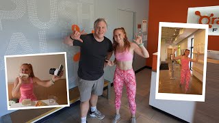 Sweating amp Grubbing with Fitty Freckles  An Orangetheory Fitness Vlog [upl. by Algie]