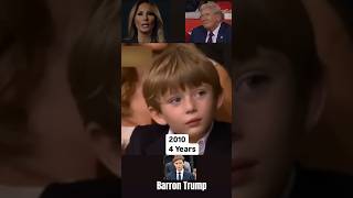 Barron Trump through the years 🥰 barrontrump donaldtrump melaniatrump trump2024 trump shorts [upl. by Anjali]