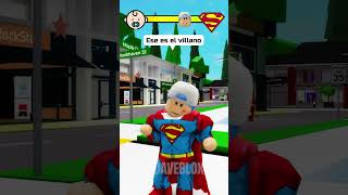 NACIMIENTO A MUERTE DE UN SUPERHÉROE EN ROBLOX 🏓 shorts [upl. by Atteugram]