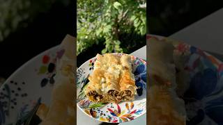 Crispy Phyllo Rolls with Minced Meat Spinach amp Cream Cheese [upl. by Amees]