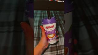 howto make instant dasheen flavour chinese milktea ytshorts lovetea [upl. by Sivi676]