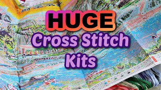 The BIGGEST CROSS STITCH KITS You Have Ever Seen AliExpress Haul  Part 1 [upl. by Grae]