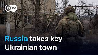 New NATO boss pledges continued support for Kyiv the day after Russia captures key town DW News [upl. by Sheya]