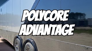 Why POLYCORE Enclosed Cargo Trailers Shine at Rock Solid Cargo  Renown Cargo Trailers [upl. by Yht]