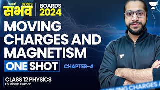 Moving Charges and Magnetism Class 12 🔥 One Shot 🔥😨  Class 12 Physics Chapter 4  Boards 2024 [upl. by Garceau]