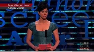 Sarah Silvermans Exchange With Jonah Hill At James Franco Roast [upl. by Queston143]