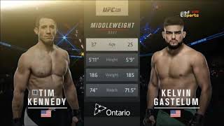 Tim Kennedy vs Kelvin Gastelum [upl. by Tana]