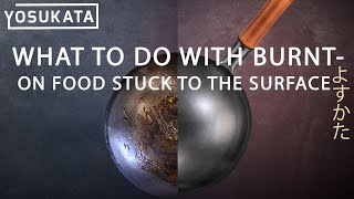 How to clean burnt on food stuck to the surface [upl. by Alric]