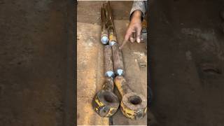 How to joint shaft expert welder shortsweldingstickwelder [upl. by Dnar]