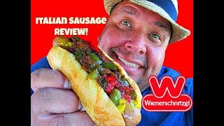 Wienerschnitzel® Gourmet Italian Sausage amp Peppers REVIEW [upl. by Abbate]