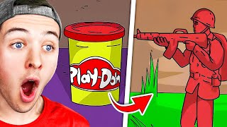 Reacting to MILITARISTIC PLAYDOH SCP705 [upl. by Anitirhc]