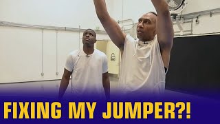 Stephen A trains with Lethal Shooter [upl. by Nnylesor]