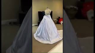 Making a fiber optic Dress  Light up dress TikTok shortvideo please subscribe [upl. by Leynad]