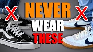 8 UGLY Shoes Men Should NEVER Wear [upl. by Llenrub540]