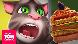 Taco Spaghetti Burger  TalkingFriends  Family Series [upl. by Ylatan]