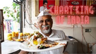 Chaat king ki secret recipe  Lucknow street food  ₹200 BASKET CHAAT explorepage streetfoodindia [upl. by Anua]