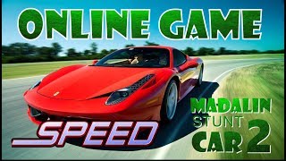 Play Online Games  Madalin stunt car racing game [upl. by Ethbin]