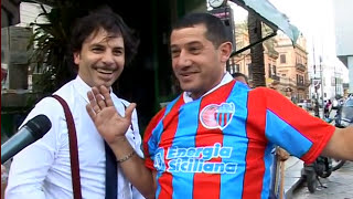 TIFOSO DEL PALERMO fregato con la MAGLIA del CATANIA  Di Giuseppe Bennica [upl. by Ellga]