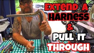 Extending a Wire Harness for Handlebars and Pulling it Through [upl. by Senior]