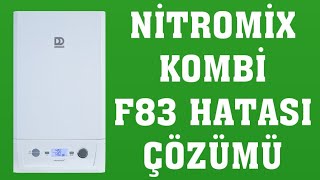 Demirdöküm Nitromix Kombi F83 Hatası Nasıl Giderilir [upl. by Ahsercal]