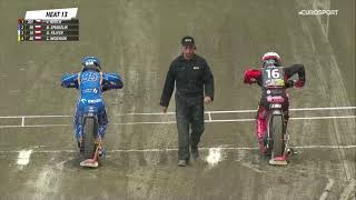 Oskar Fajfer vs Bartosz Zmarzlik Heat 13 Speedway Grand Prix Gorzow 2024 [upl. by Aneelas]