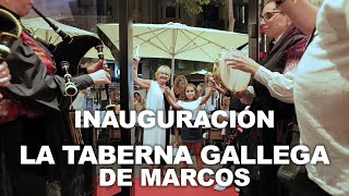 BARCELONAUTES  INAUGURACION LA TABERNA GALLEGA DE MARCOS MUNTANER [upl. by Jocelyn425]