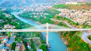 🏞Muzaffarabad  Capital Of Azad Kashmir  Footage With Drone 2018 [upl. by Alehcim1]