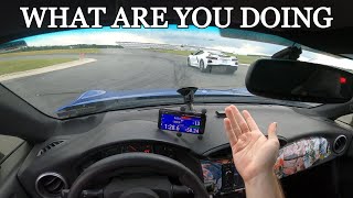 Your Typical Corvette Driver at a Track Day Subaru BRZ POV  Pocono Raceway [upl. by Lionel33]