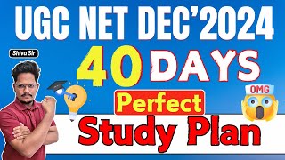 40 Days Study Plan for UGC NET Dec 2024  UGC NET Paper 1 amp Commerce achieversaddaugcnet [upl. by Elyagiba130]