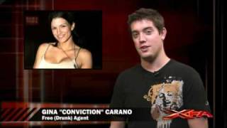 MMA News Gina Carano Drunk Couture Threatened [upl. by Damales]