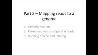 ChIPseq Analysis Using Galaxy 2015  Part 3 Mapping [upl. by Owen]