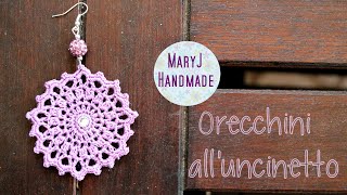 Tutorial orecchini alluncinetto  Deep Purple [upl. by Ziguard746]