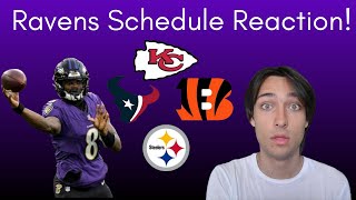 Baltimore Ravens 2024 Schedule Reaction and Early Prediction [upl. by Huskey]